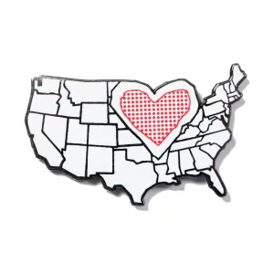 Heartland Enamel Pin
