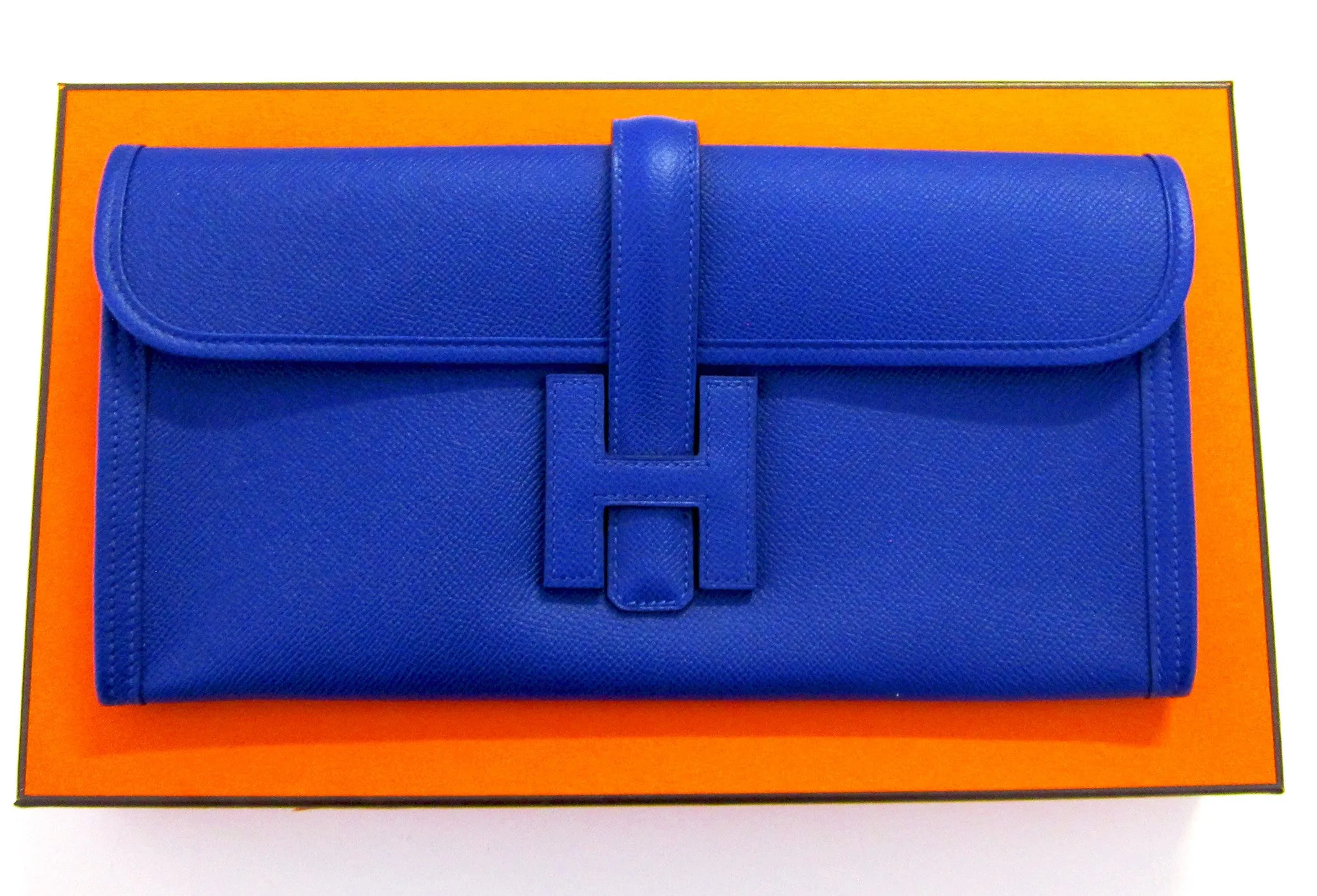 Hermes Blue Electric Epsom Jige Elan