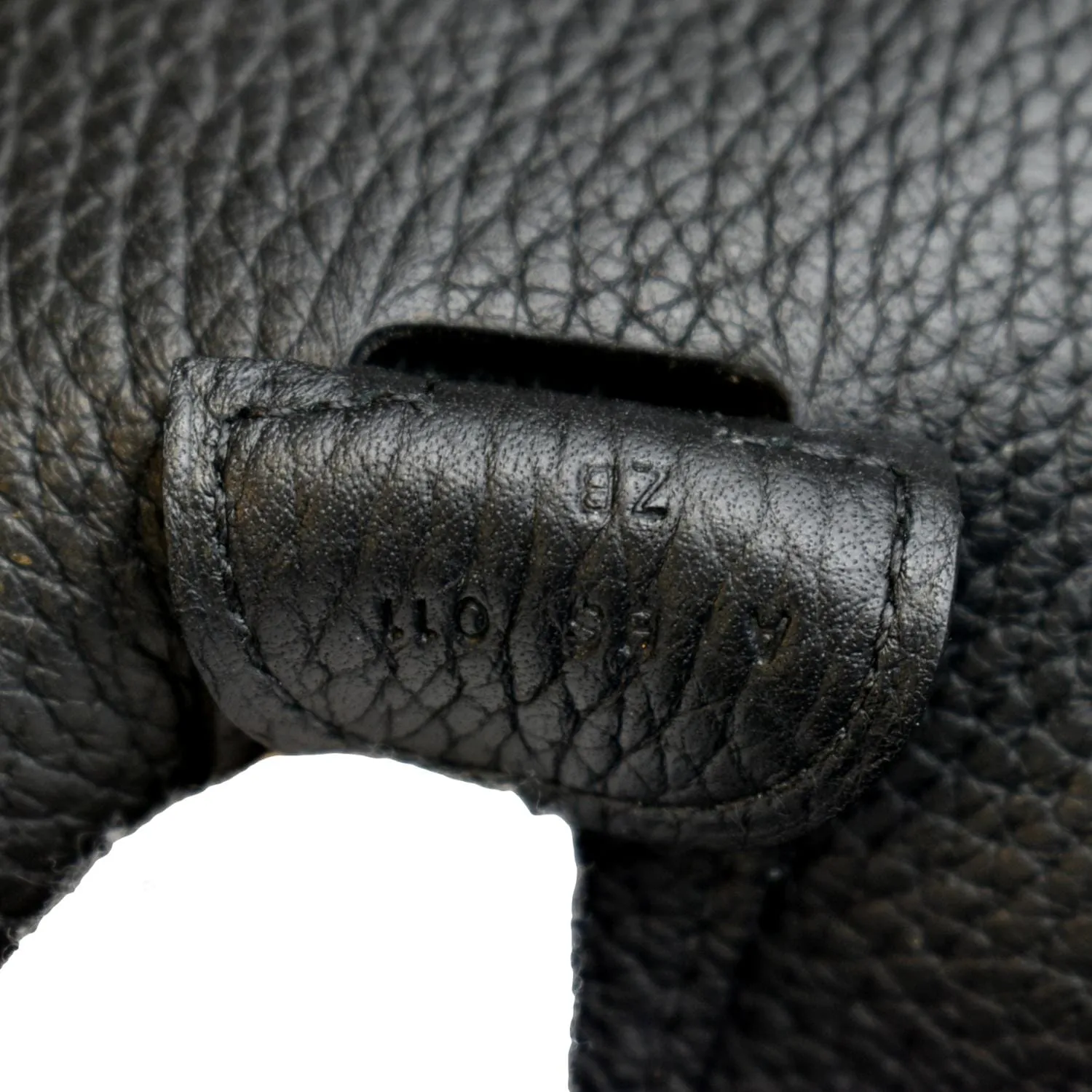 HERMES Evelyne GM Taurillon Clemence Crossbody Bag Black