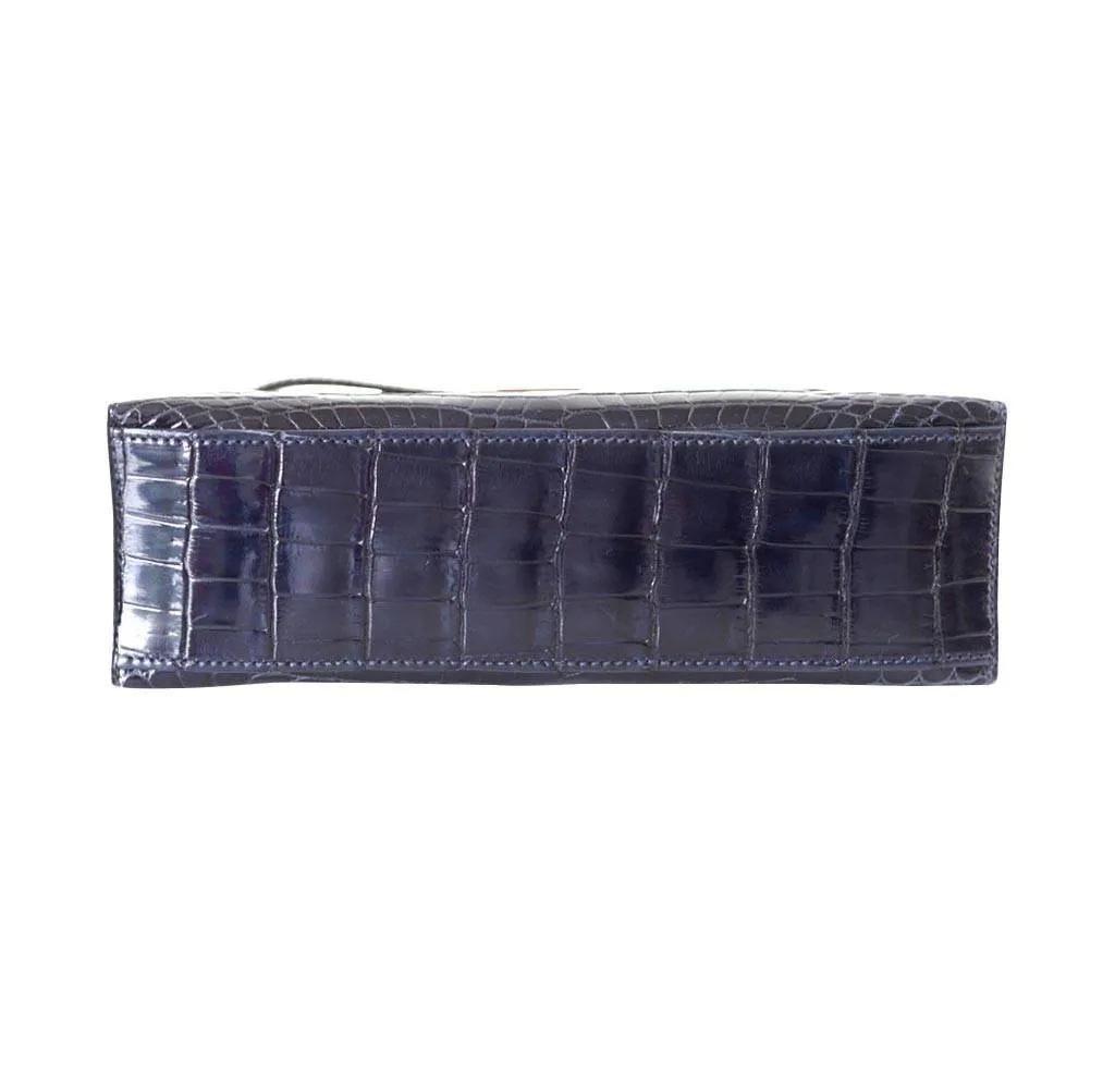 Hermès Kelly JPG Pochette Bleu Abyss Bag