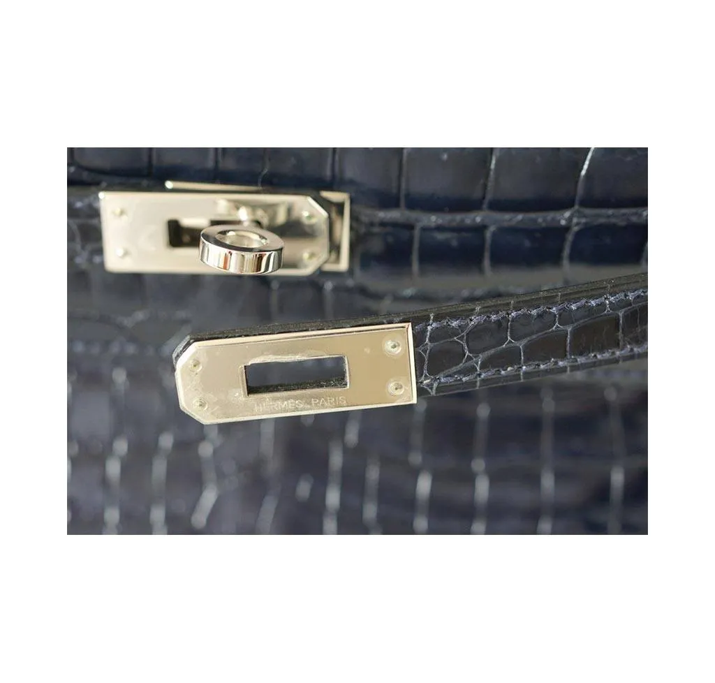 Hermès Kelly JPG Pochette Bleu Abyss Bag