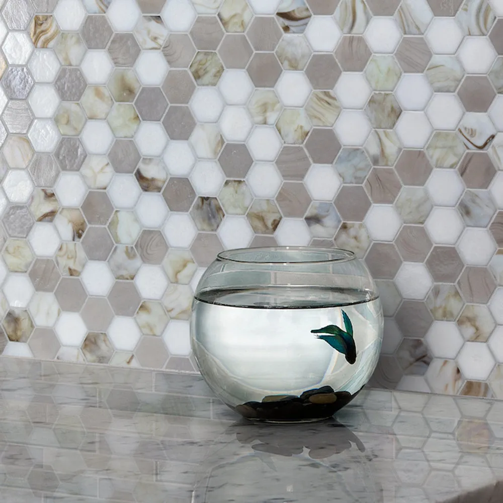 Hexagon in Shell Blend