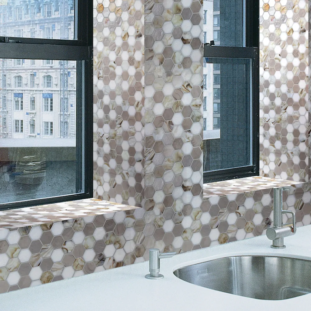 Hexagon in Shell Blend