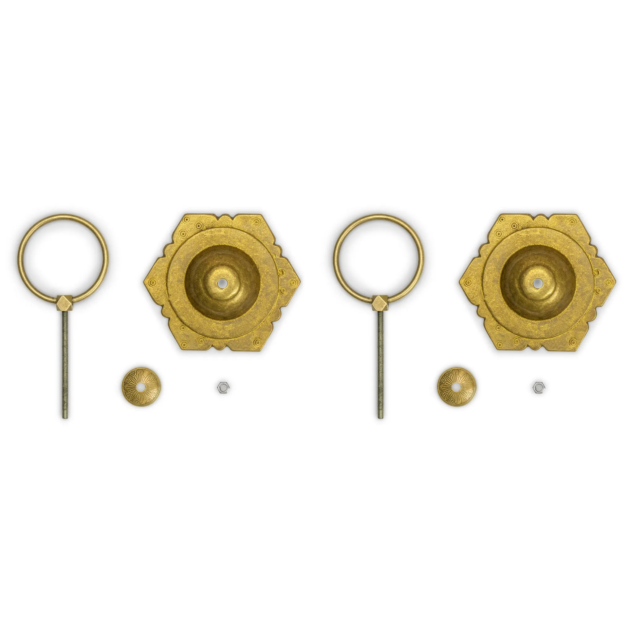 Hexagon Pulls 5.3" - Set of 2
