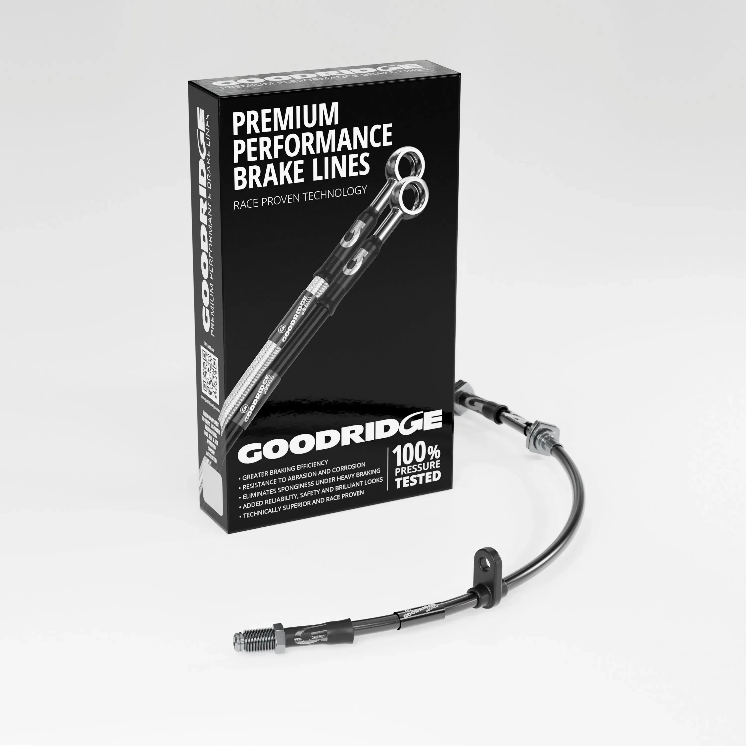 HIGH PERFORMANCE BRAIDED STAINLESS STEEL CLUTCH HOSE KIT FOR MG MGC/CGT