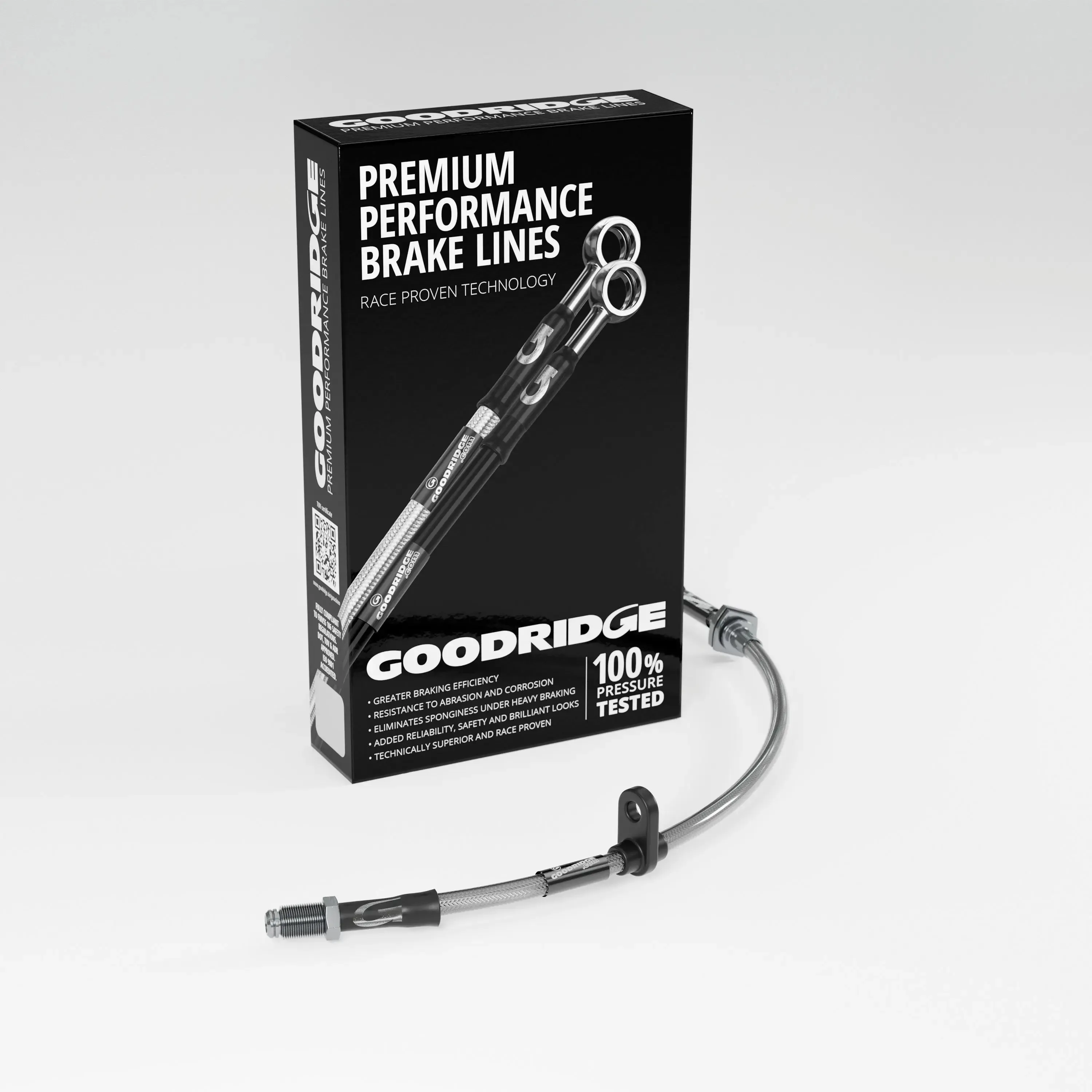 HIGH PERFORMANCE BRAIDED STAINLESS STEEL CLUTCH HOSE KIT FOR MG MGC/CGT