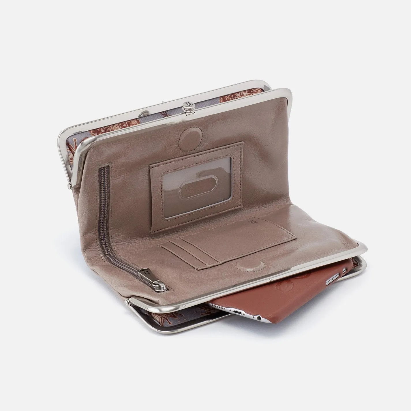 Hobo Lauren Wallet - Ash