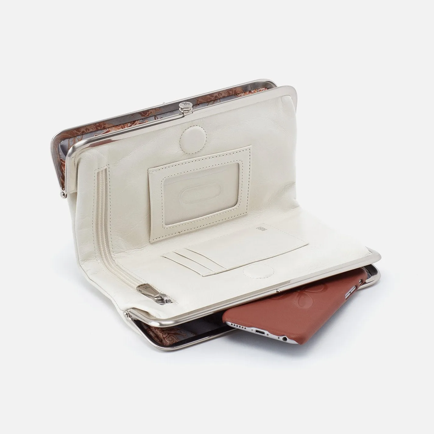 Hobo Lauren Wallet - Latte