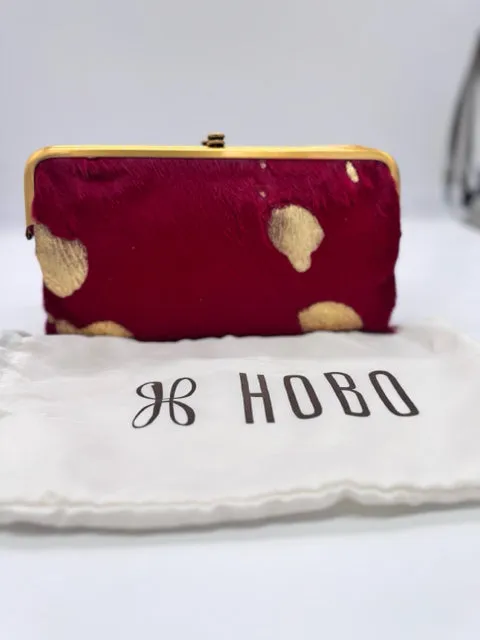 Hobo red and gold Handbag