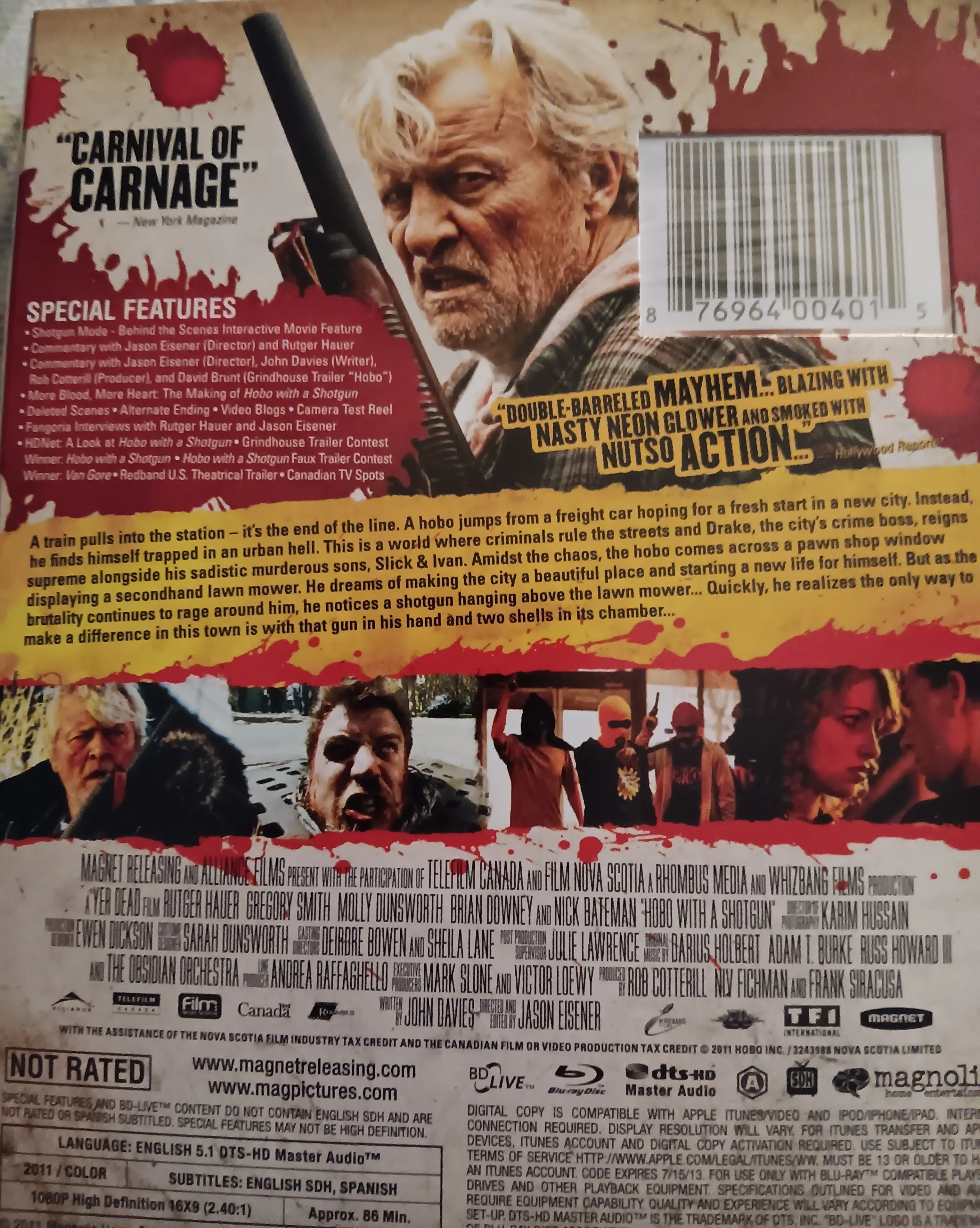Hobo with a Shotgun (Collector's Edition   Digital Copy) [Blu-ray]
