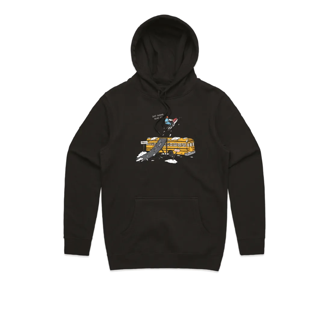 HOODIE BLACK - BUS LARRY X UNDZ