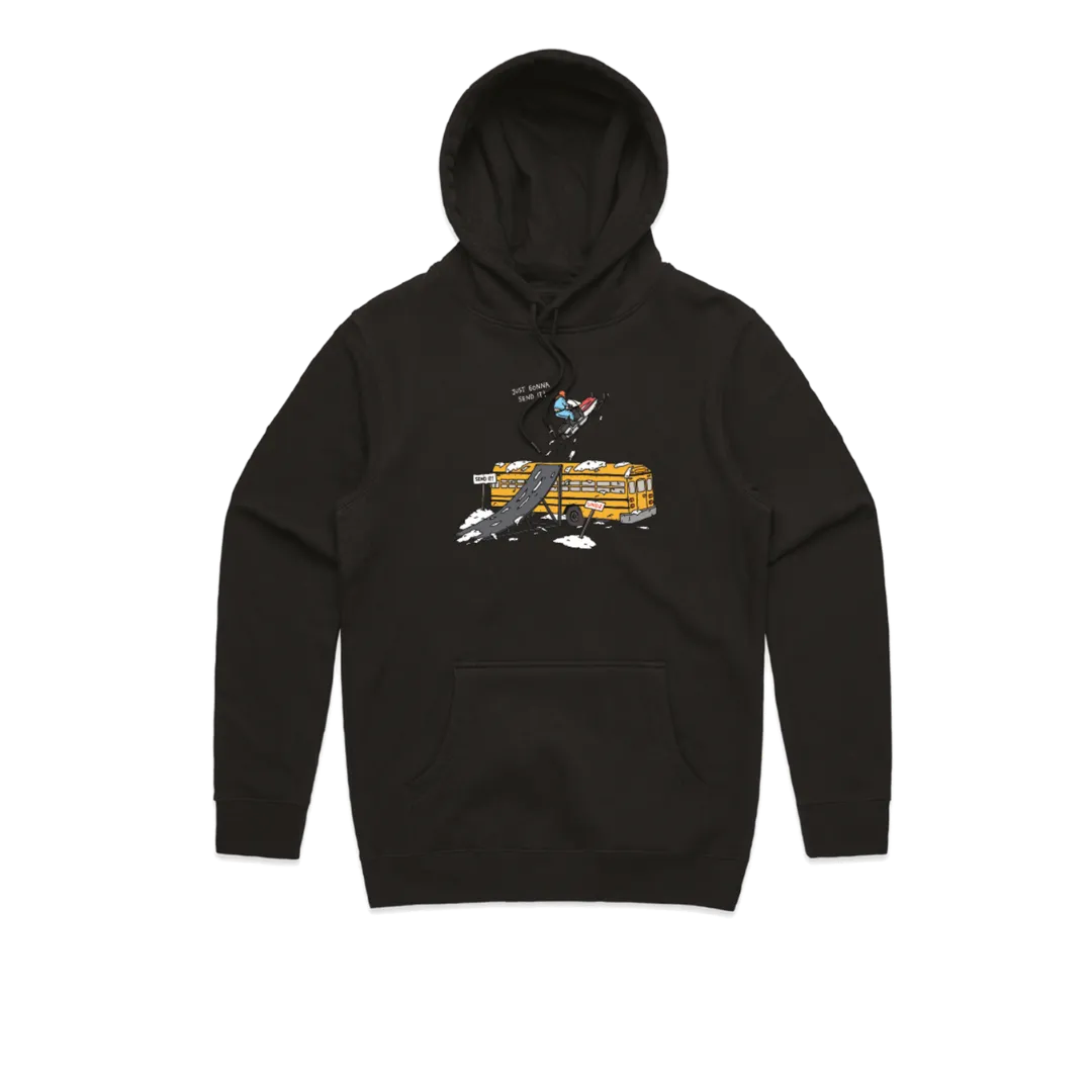 HOODIE BLACK - BUS LARRY X UNDZ