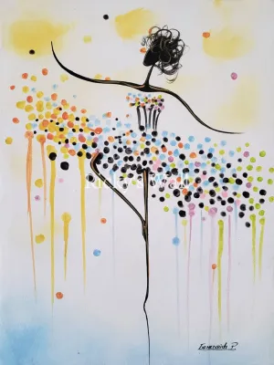 Imaginary Dance - PREMIUM - 11.75 x 15.75 in. by Genenrich Pierre