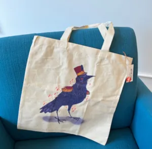 Important Bird Cotton Tote - Designed by Sadie Rothenberg