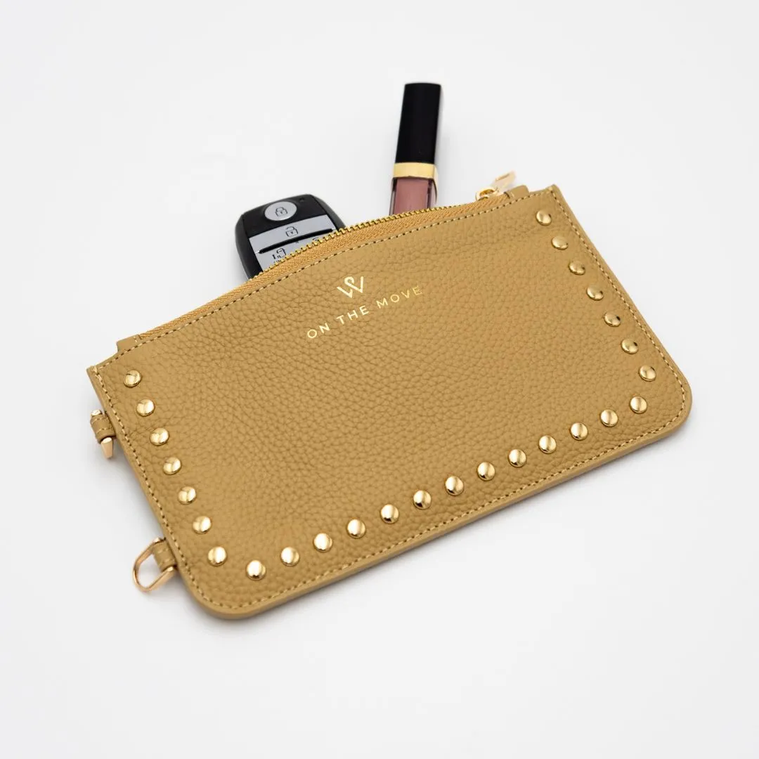 iPhone Tan Premium Leather cover, Strap & Purse