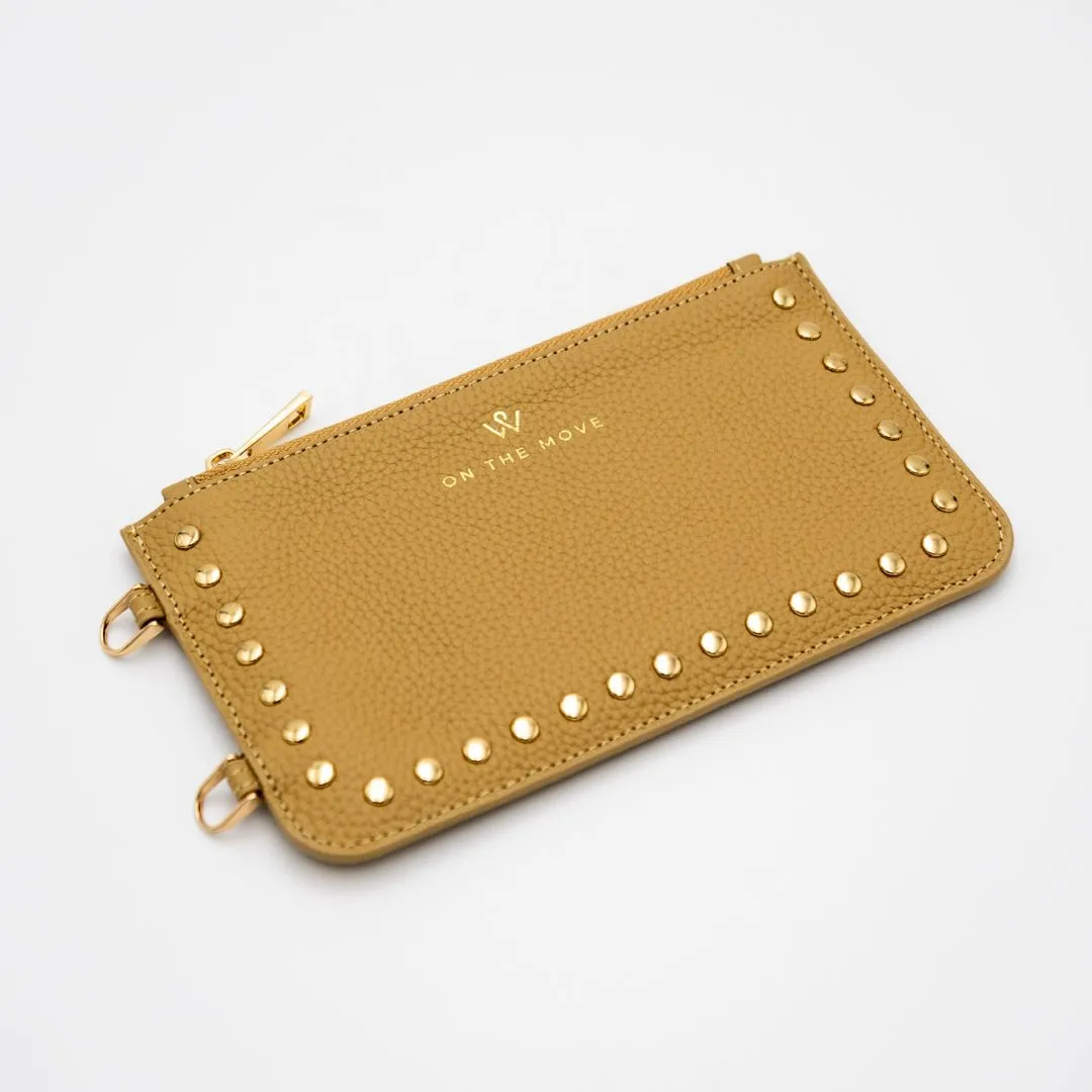 iPhone Tan Premium Leather cover, Strap & Purse