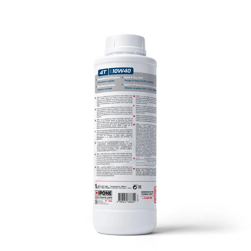 IPONE - Stroke 4 Racing Oil (10w 40) - 1L