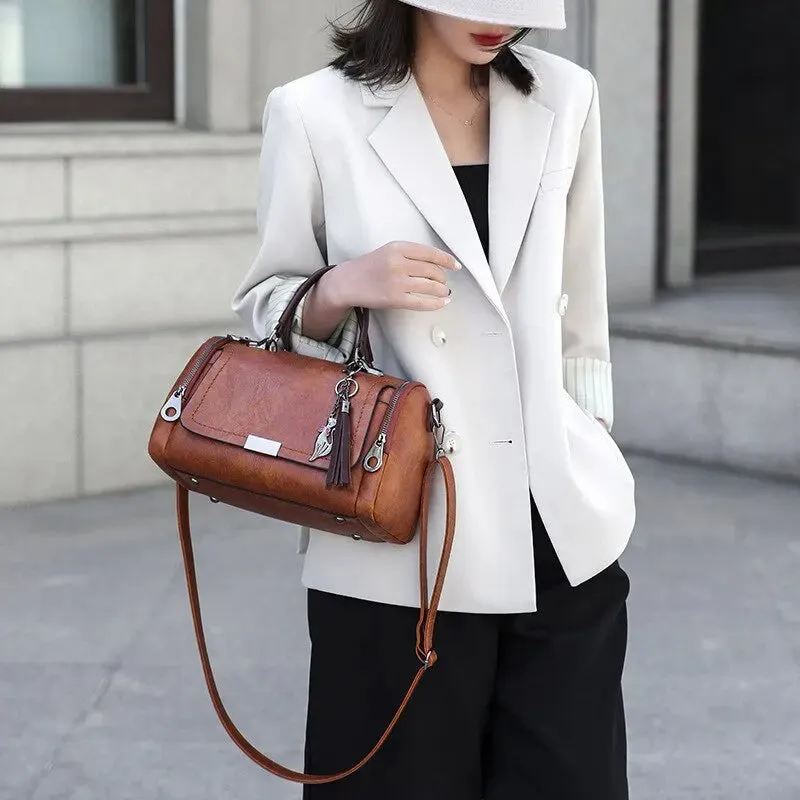 Irena | Premium Leather Shoulder Bag