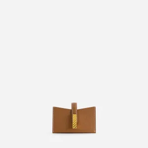 Isla Cardholder - Chèvre Tan