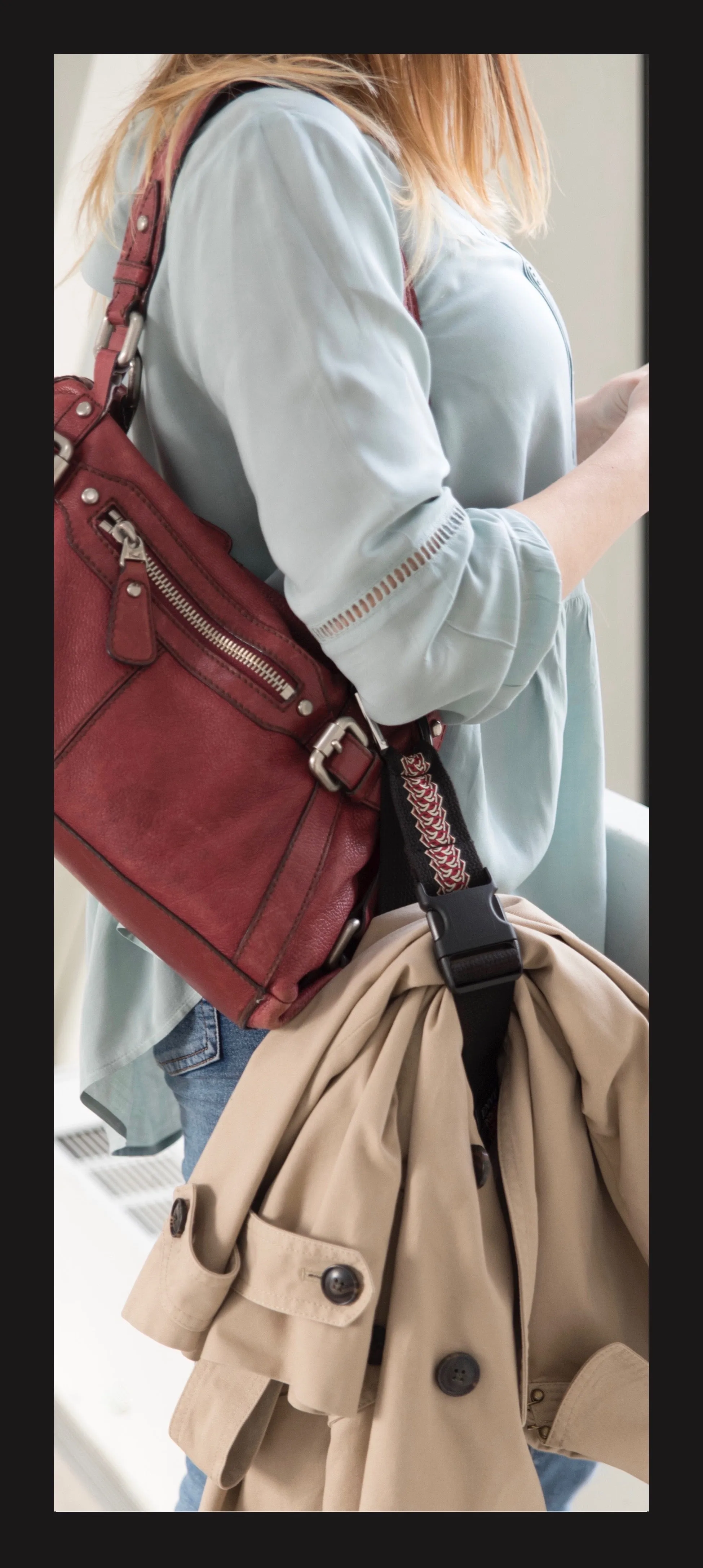Jacket Strap - Fan Flower