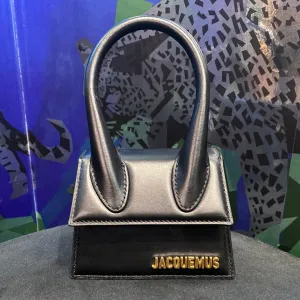 JACQUEMUS Black Le Chiquito Mini Leather Tote