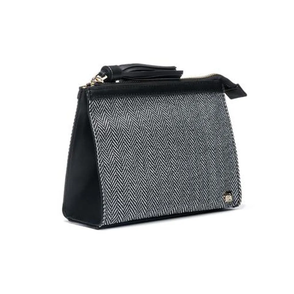 JE T'AIME (BLACK) EN ROUTE COSMETIC CLUTCH