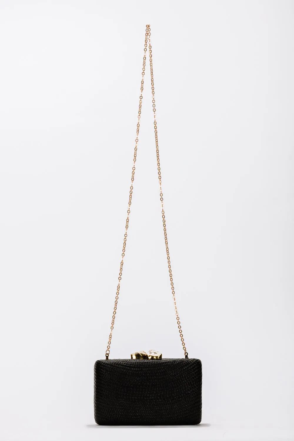 Jen clutch with white Stone