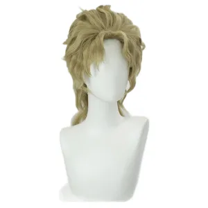JoJo‘s Bizarre Adventure - Dio Brando Cosplay Wig Heat Resistant Synthetic Hair Carnival Halloween Party Props