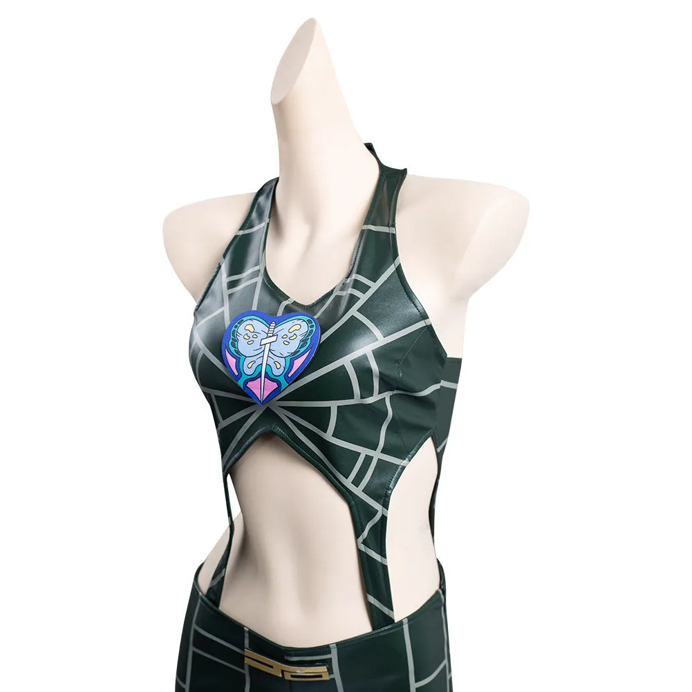 JoJo‘s Bizarre Adventure Jolyne Cujoh Cosplay Costume Outfits Halloween Carnival Suit