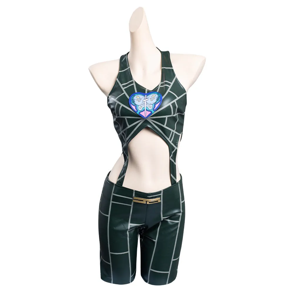 JoJo‘s Bizarre Adventure Jolyne Cujoh Cosplay Costume Outfits Halloween Carnival Suit
