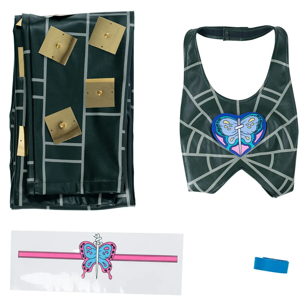 JoJo‘s Bizarre Adventure Jolyne Cujoh Cosplay Costume Outfits Halloween Carnival Suit