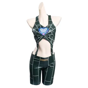 JoJo‘s Bizarre Adventure Jolyne Cujoh Cosplay Costume Outfits Halloween Carnival Suit