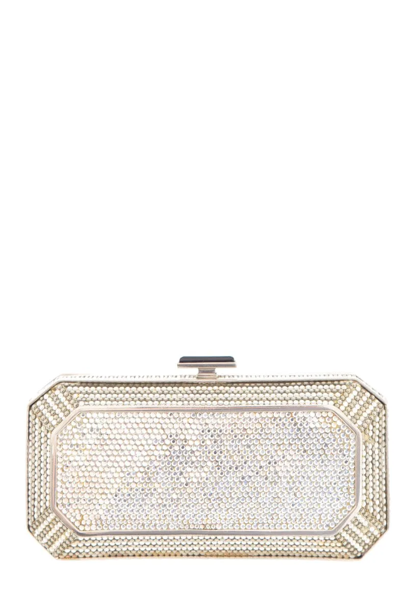 Judith Leiber Silver Crystal Clutch