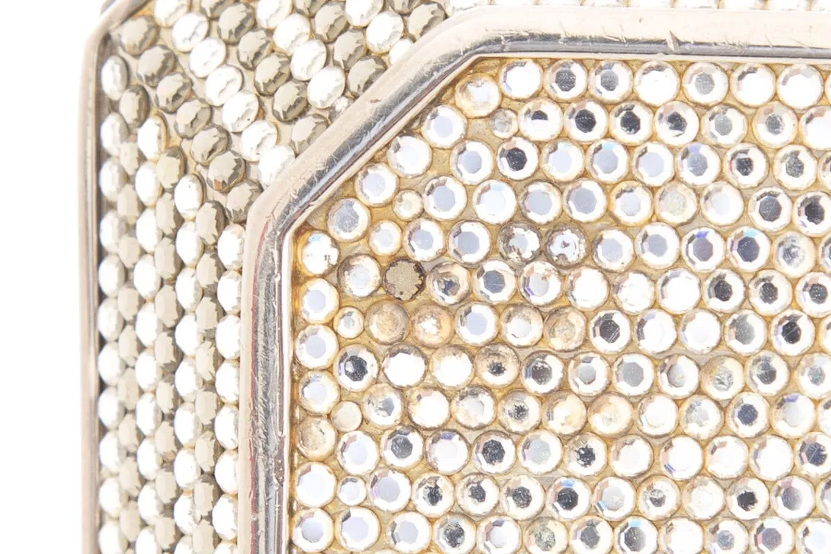 Judith Leiber Silver Crystal Clutch