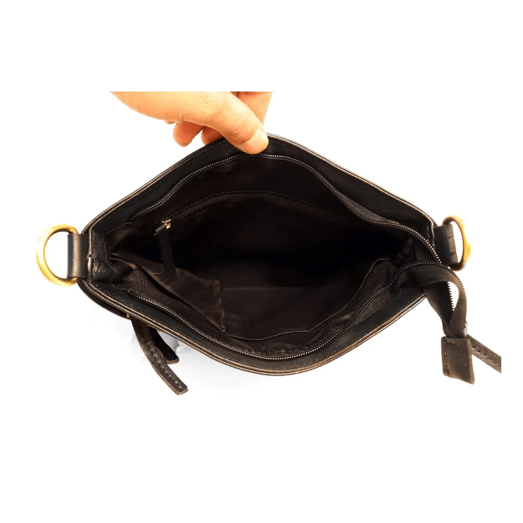 Julia Buffalo Leather Crossbody