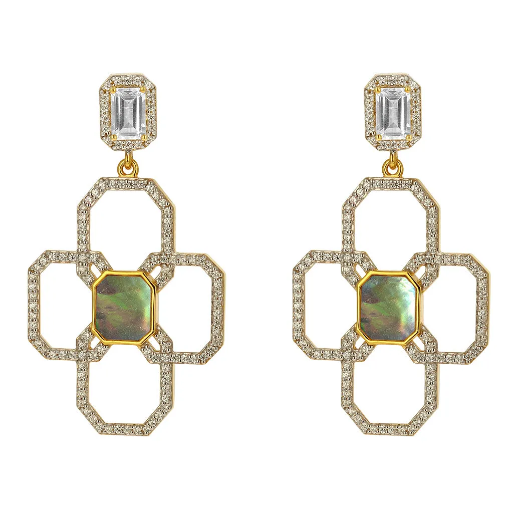Juno Flora Tous Le Jour Earring - Abalone