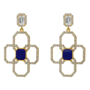 Juno Flora Tous Le Jour Earring - Lapis
