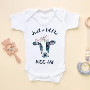 Just A Little Moody Baby Bodysuit