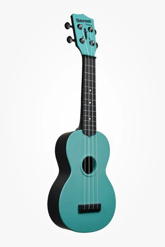 KALA Glow-In-The-Dark Aqua Matte Soprano Ukulele
