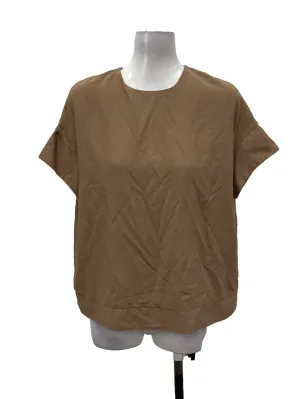 Khaki Roundneck Blouse OSN