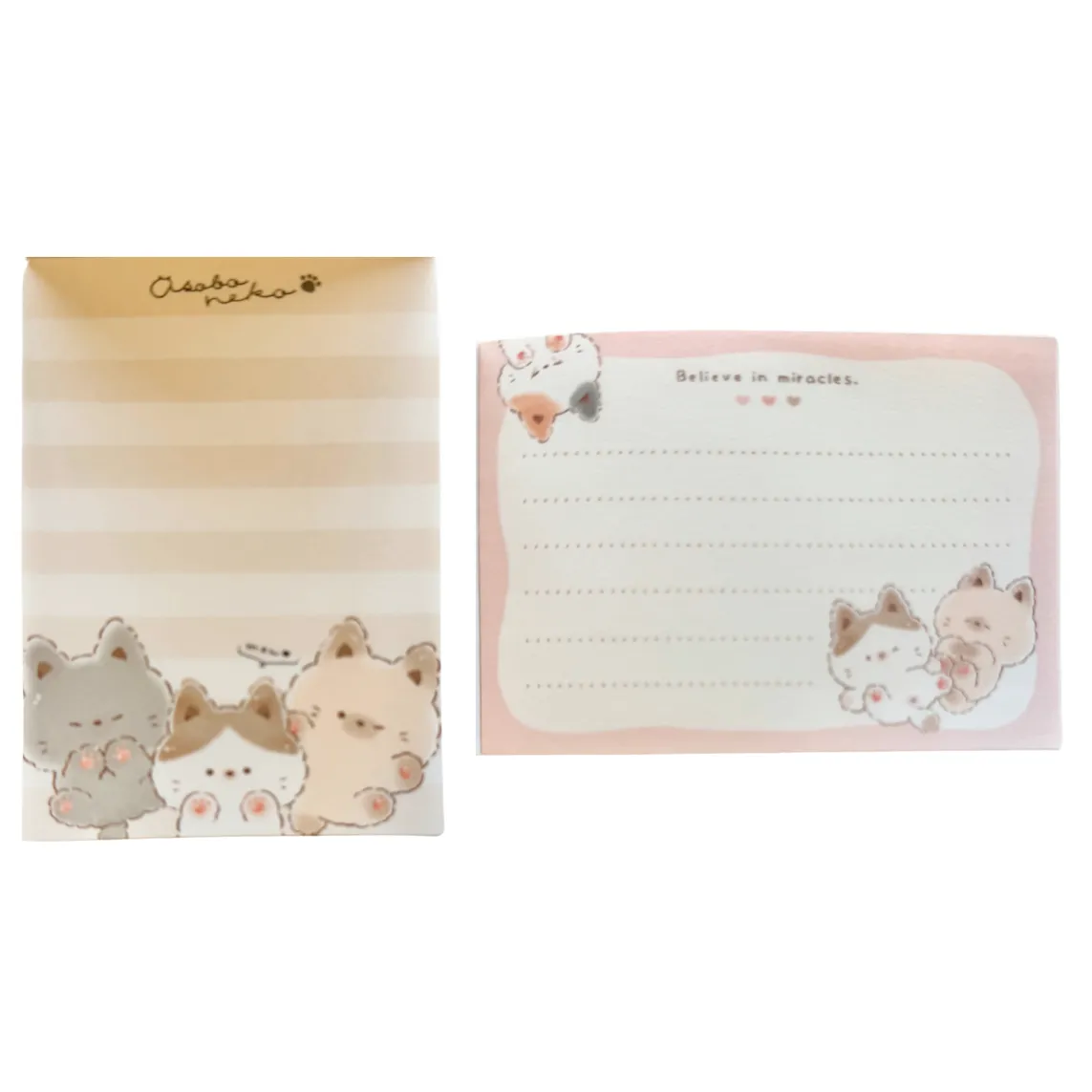 Kitten Cat Osoba Neko Mini Memo Pad