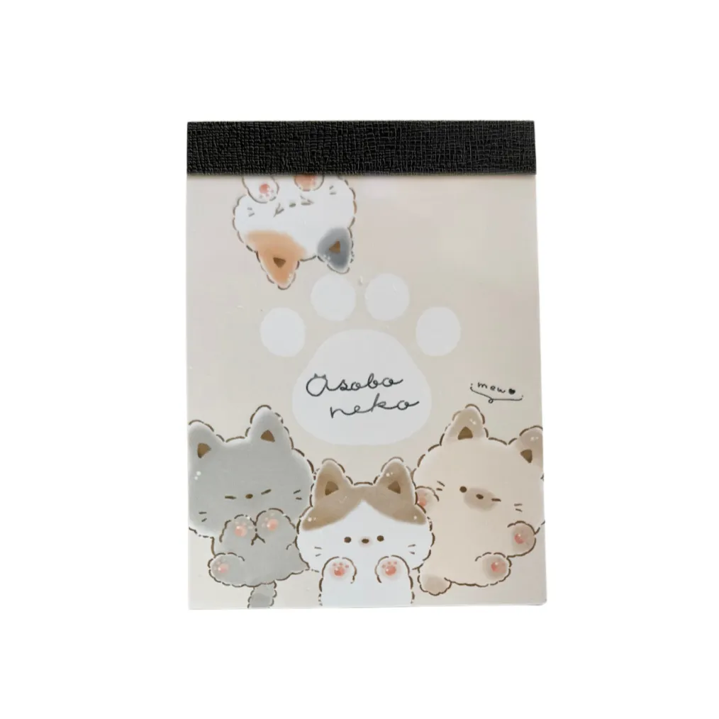 Kitten Cat Osoba Neko Mini Memo Pad