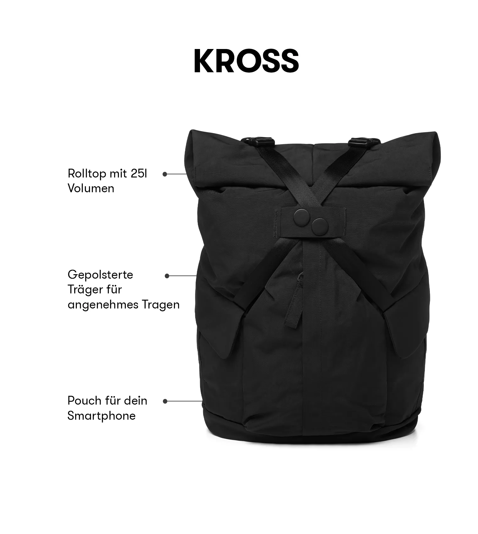 Kross - Crinkle Black