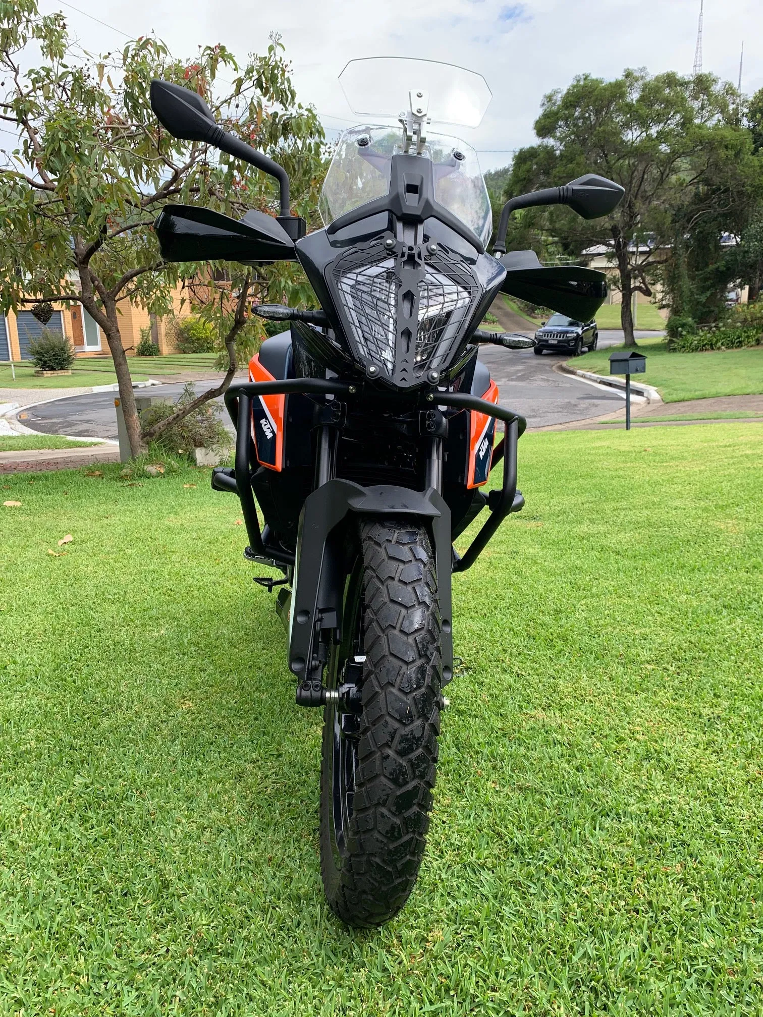 KTM390 Adventure - Headlight guard