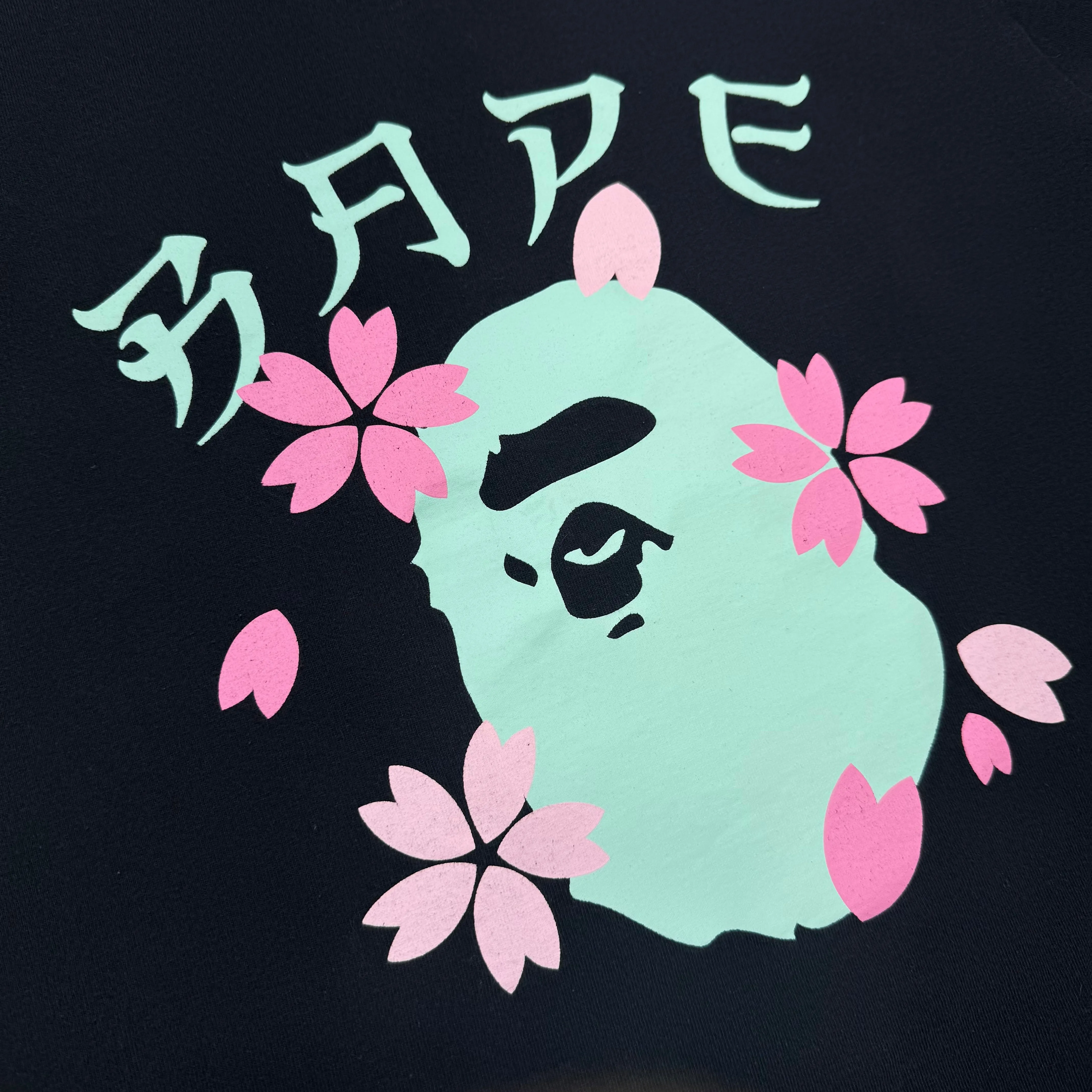 [L] Bape Sakura Ape Head Tee