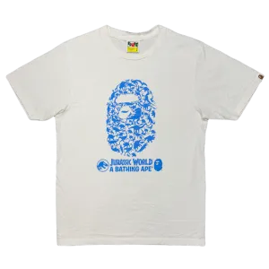 [L] Bape x Jurassic World Ape Head Tee