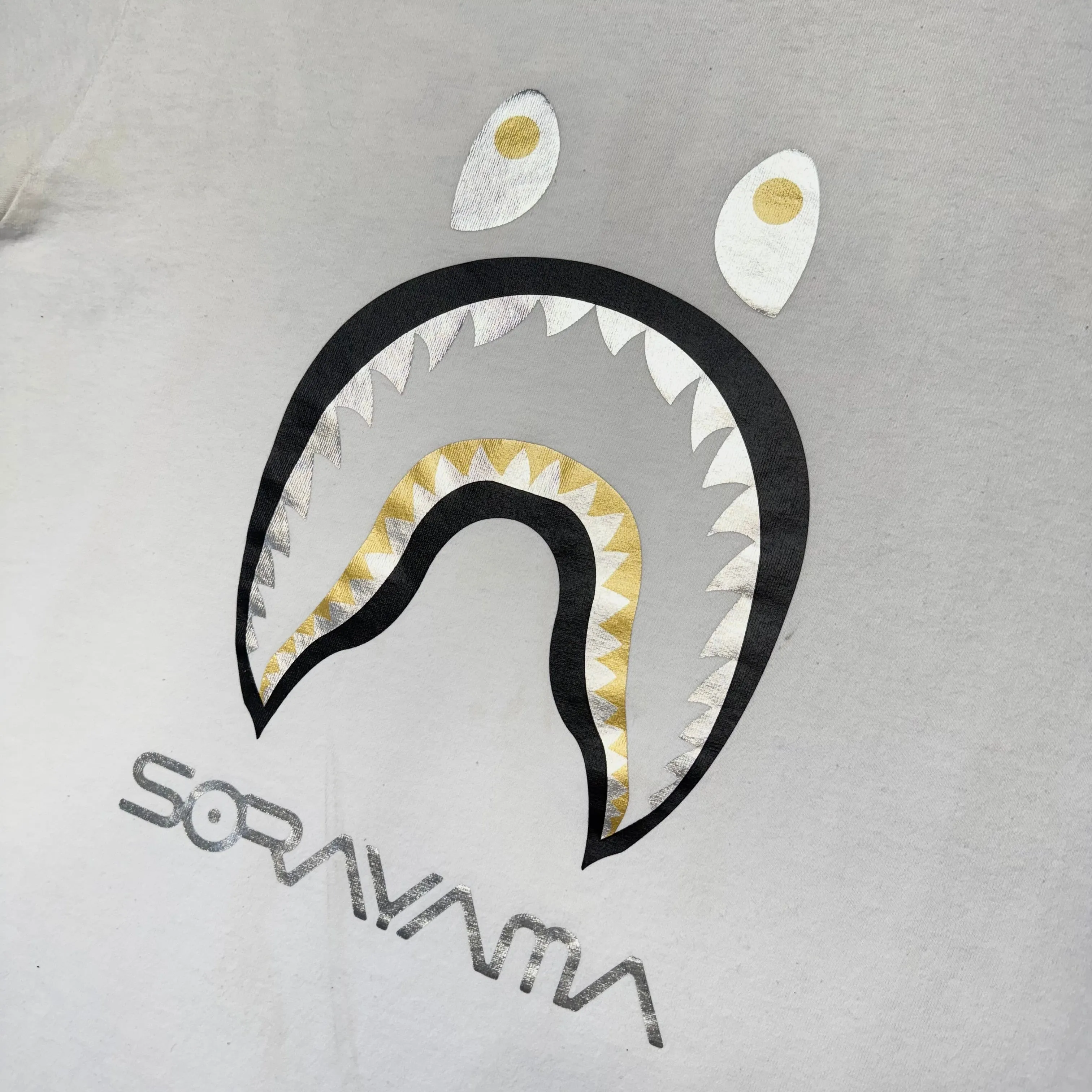 [L] OG Bape x Sorayama Shark Tee