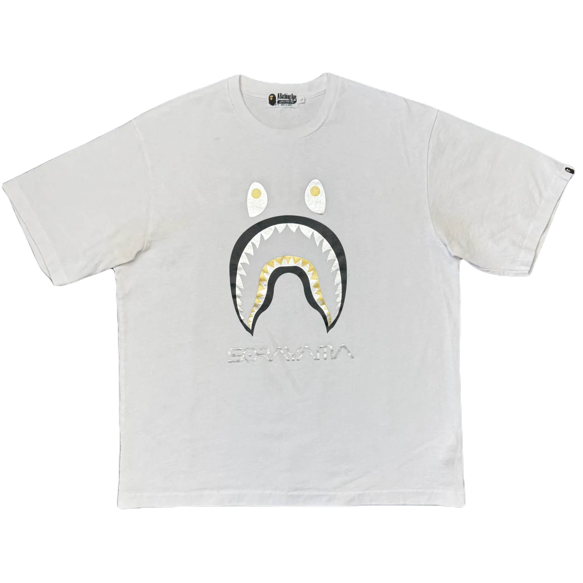 [L] OG Bape x Sorayama Shark Tee