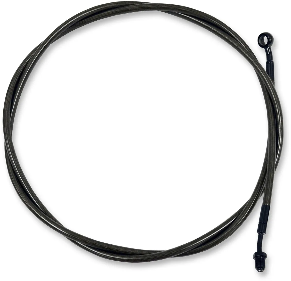 LA Choppers LA-8220C16M Midnight Braided Clutch Cable - 15-17in. Ape Hangers