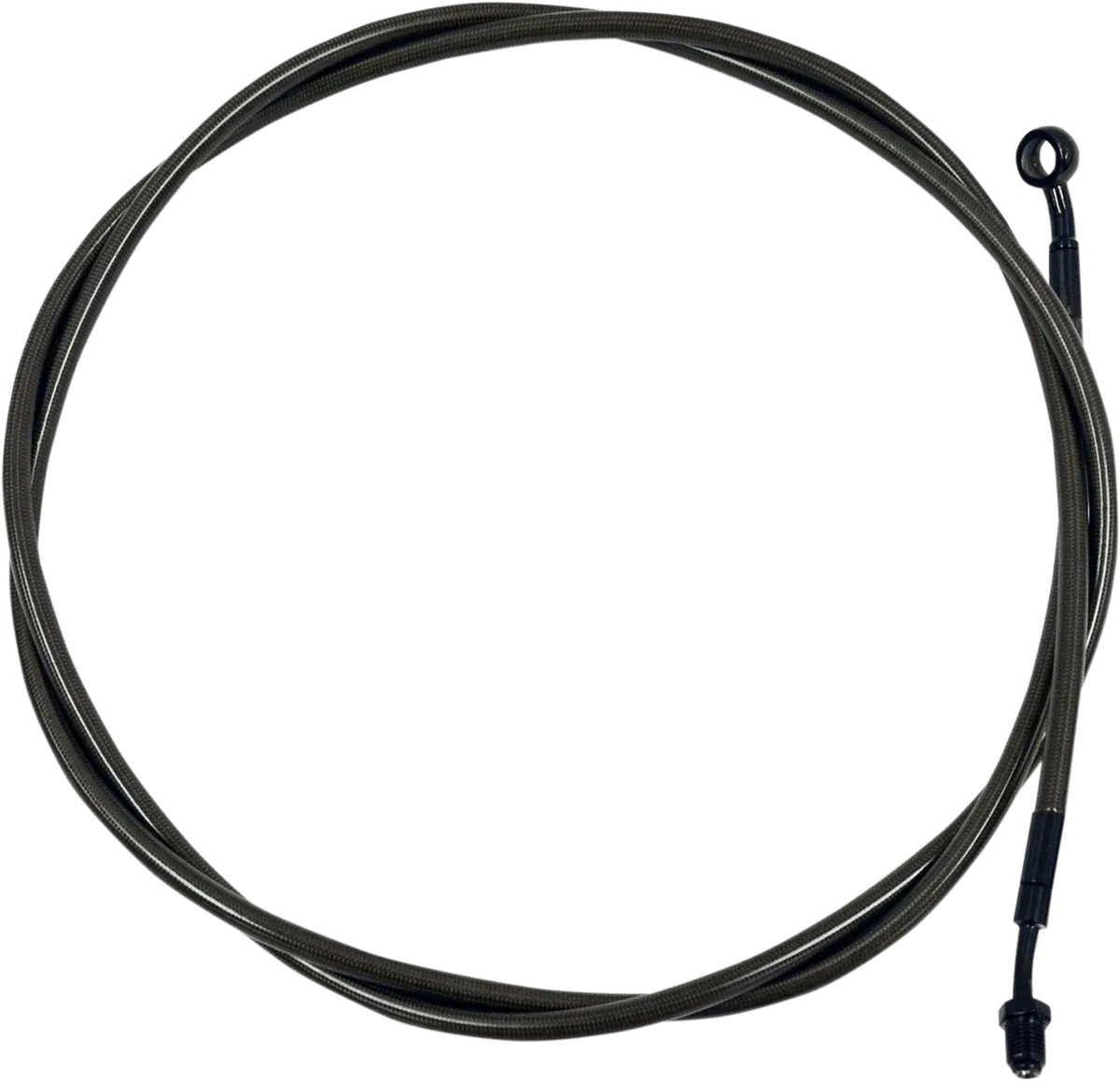 LA Choppers LA-8220C16M Midnight Braided Clutch Cable - 15-17in. Ape Hangers